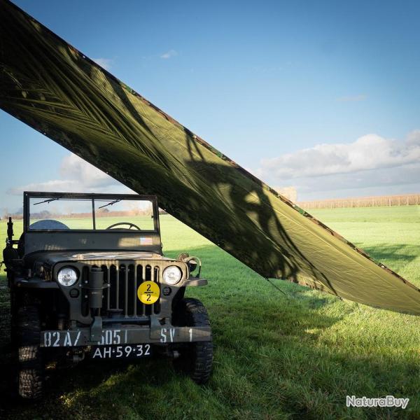 B�che camouflage Woodland 4.8 x 6m