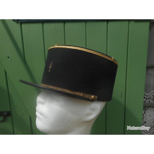 FRANCE 40 kpi de sous lieutenant d'artillerie modle 35 jonc de visire en cuir