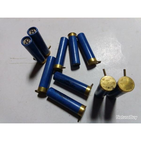 lot de 10 cartouches cal 28 a broche