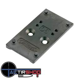 Plaque adaptatrice point rouge Walther PDP num&eacute;ro 6 - Burris Fastfire