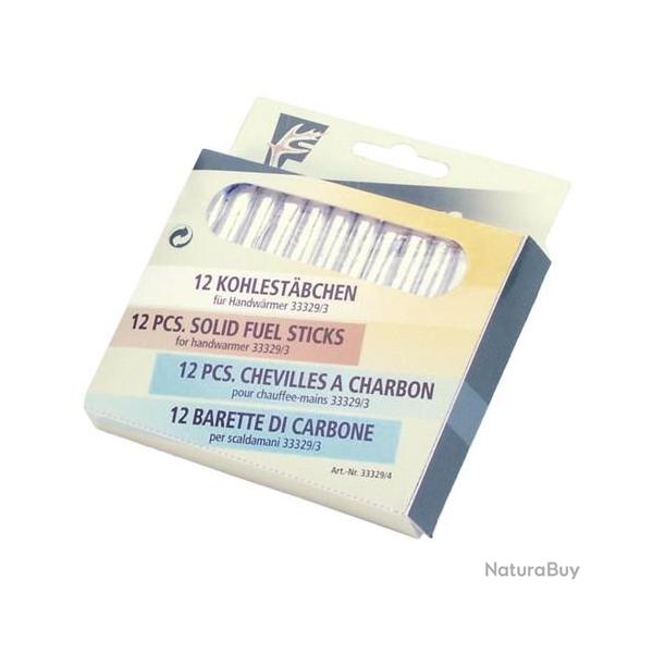 B�tonnets de Charbon pour Chaufferette de poche par 12