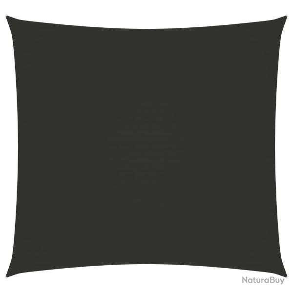 Voile toile d'ombrage parasol tissu oxford carr� 4,5 x 4,5 m anthracite 02_0009491