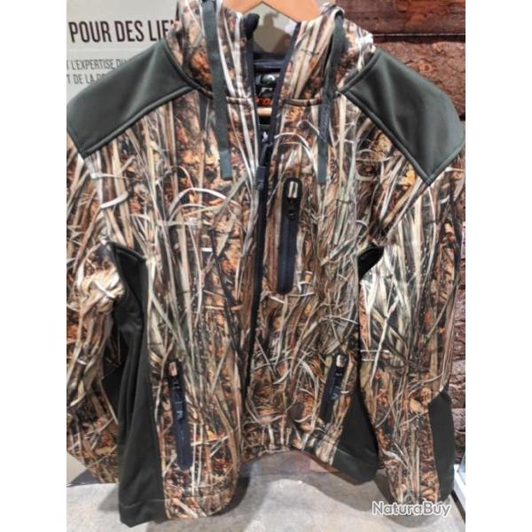 Blouson zipp� Wolf Prohunt Snake camouflage