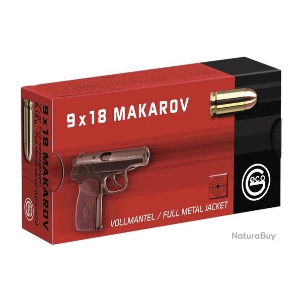 Vollmatel / FMJ - Geco Boite de 50, 96 gr, 9 mm Makarov