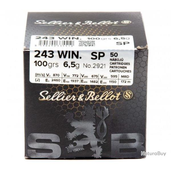 Balles S&B - Cal. 243 Win. SP