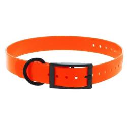 Collier HB Dog Biothane Biogold Orange 60cm X 25mm
