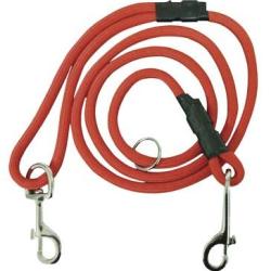Laisse Tubulaire HB Dog Textile Orange 1,8m &Oslash; 10mm Modele Traqueur