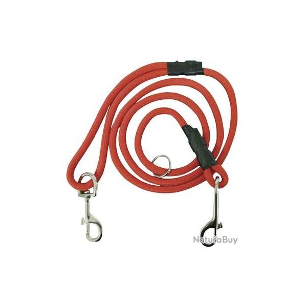 Laisse Tubulaire HB Dog Textile Orange 1,8m � 10mm Modele Traqueur