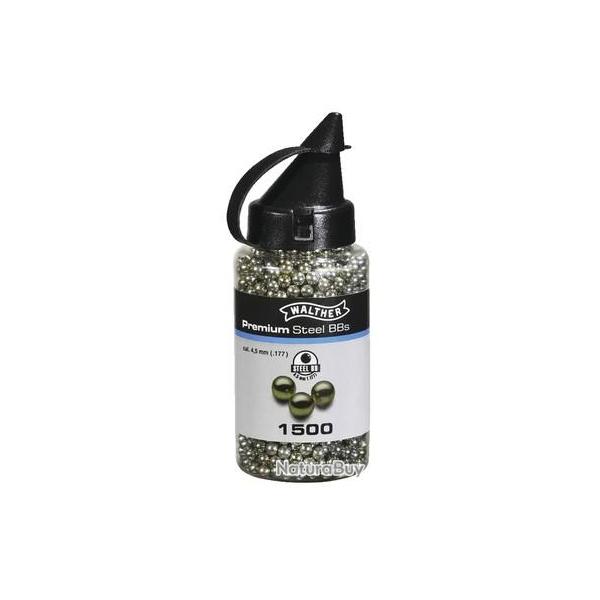 X1500 Billes Aciers Walthers Premium BB Gold Steel CAL. 4,50mm