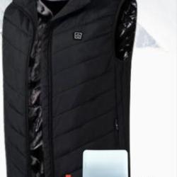 Gilet chauffant &eacute;lite JF Noir T