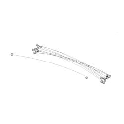 FIL POUR LYRE (PQT DE 10) 23 cm