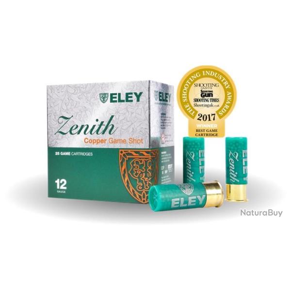 25 Cartouche ELEY Zenith 32G Cal 12/70 Pb N 5