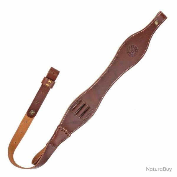 Tourbon Sangle Pour Fusill De Chasse En Cuir Marron - LIVRAISON GRATUITE !!
