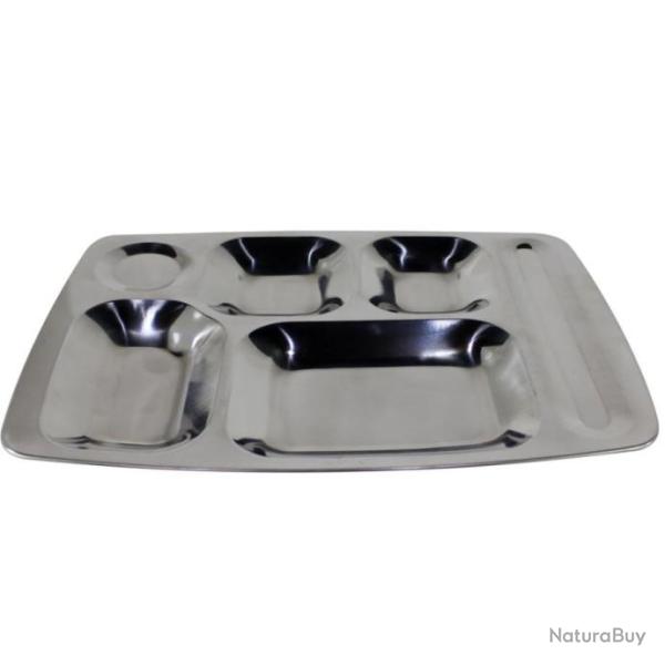 Plateau repas inox