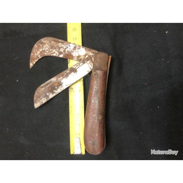 ancien couteau serpette