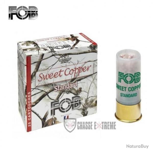 25 Cartouches FOB Sweet Copper Standard 30G Cal 12/70 Pb N 7