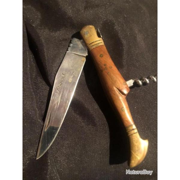 couteau laguiole tire bouchon