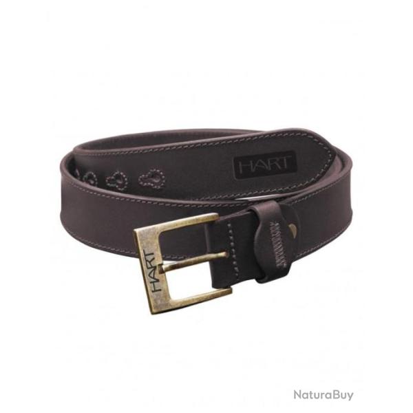 CEINTURE HART RONDA CUIR MARRON