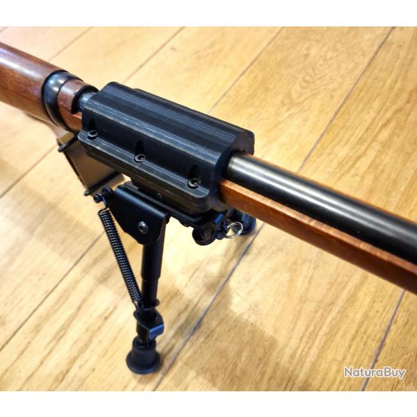 Rails picatinny Bipied 20 mm 9 emplacements pour fusil Carl Gustave