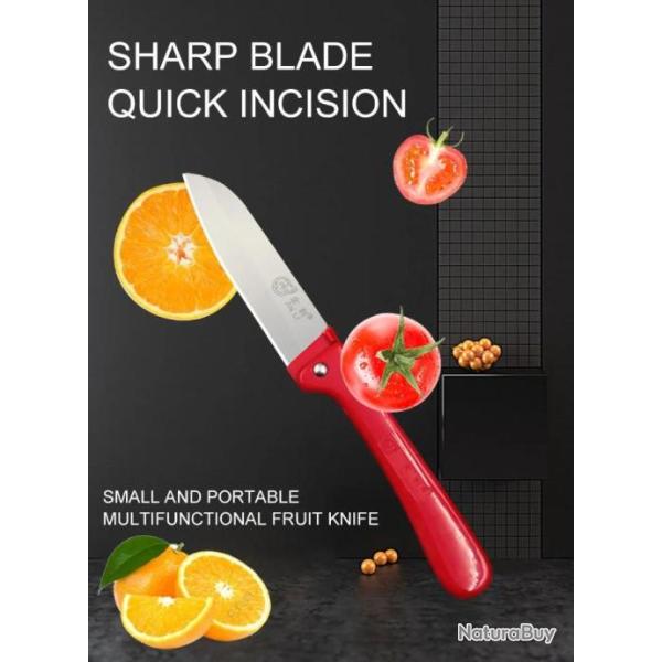 Couteau Pliant Acier Inoxydable 30CR13 Pour Camping Randonne Cuisine Pche Pratique conomique