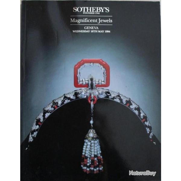 Catalog sotheby's magnificient jewels geneva 18th may 1994
