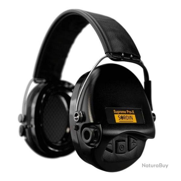casque electronique sordin supreme pro X gel noir neuf