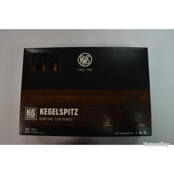 1 BOITE DE 20 MUNITIONS RWS 8X68S EN 11.7G /180GR KS NEUVE