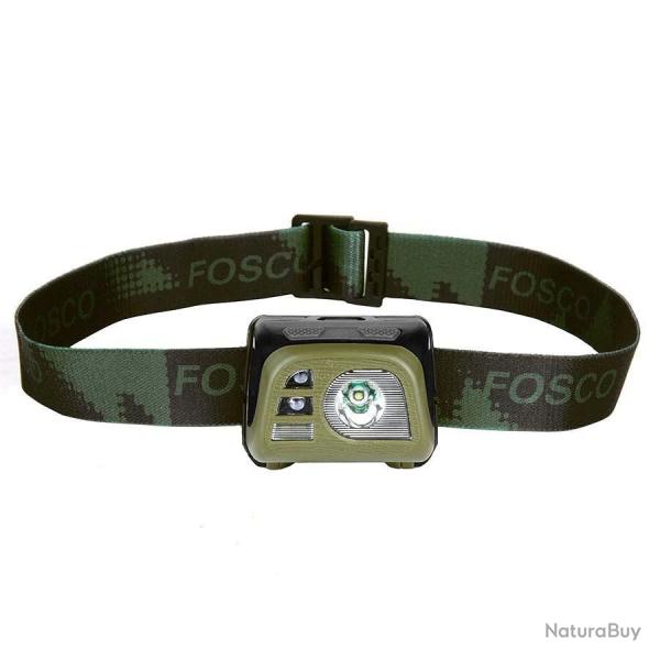 Lampe frontale tactique �tanche � pile (Couleur Vert)