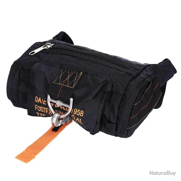 Sac toile parachute n1 (Couleur Noir)