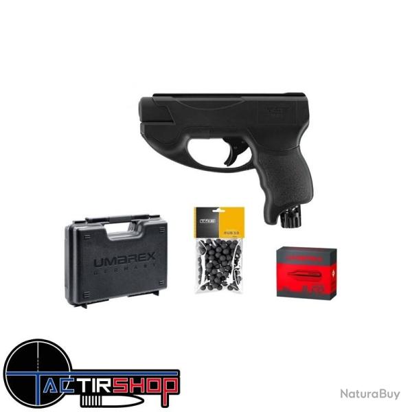 Pack Pistolet de d�fense T4E TP50 Compact Cal50 - 11J - 100 billes, 10 cartouche CO2 et mallette