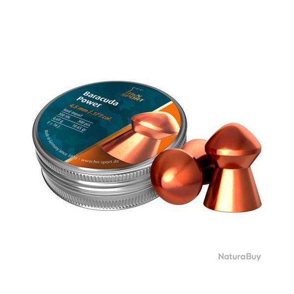 Plombs H&N BARACUDA POWER CAL.5.5 1.37G 21.14GR PAR 200
