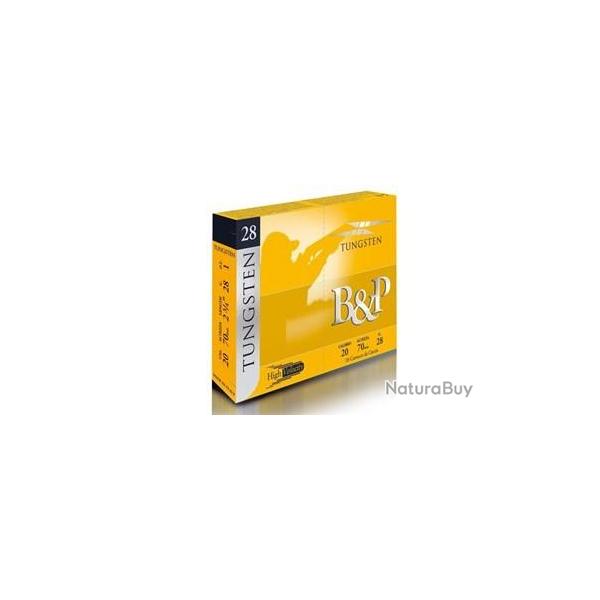 10 Cartouches B&P MG2 Tungsten 28Gr Cal 20/70 Pb 6