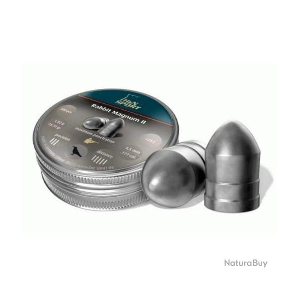 Plombs H&N Rabbit Magnum II cal.4.5 PAR 1000 (5 boites de 200)