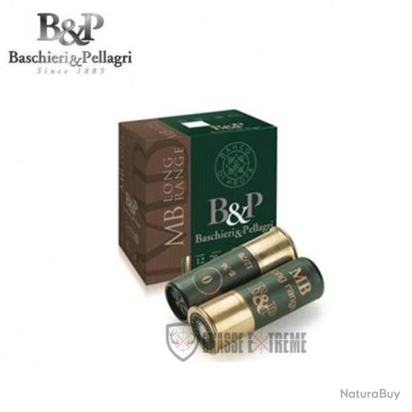 25 Cartouches B&P MB Long Range 36G Cal 12/70 Pb  5