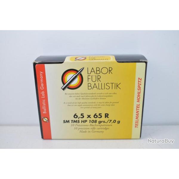 1 Boite de balles 6.5x65 R - LFB - T Mantel
