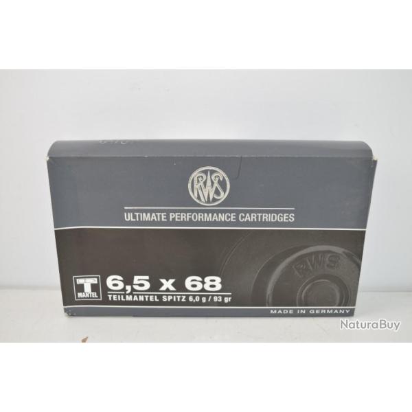 Desto 25! 1 Boite de balles 6.5x68 - RWS - Tmantel
