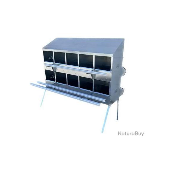 Pondoir 10 trous poulailler abri poules ielterre-commerce