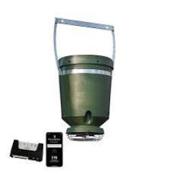 Agrainoir pilot&eacute; &agrave; distance avec suspente - 125 litres FEEDCON