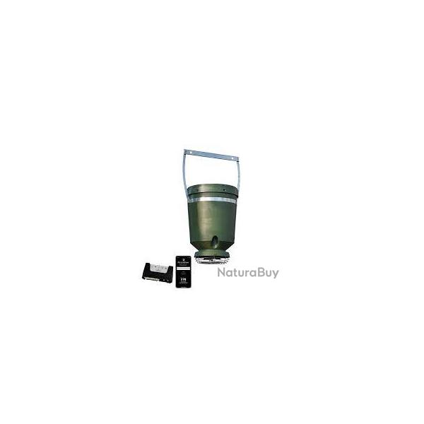 Agrainoir pilot� � distance avec suspente - 125 litres FEEDCON