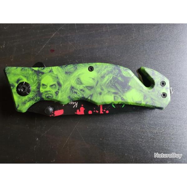 Couteau pliant Zombie