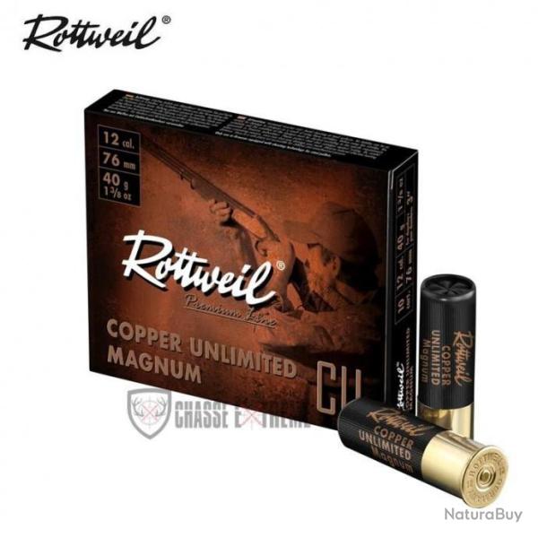 10 Munitions ROTTWEIL Cooper Unlimited 40G Cal 12/76 Pb 6