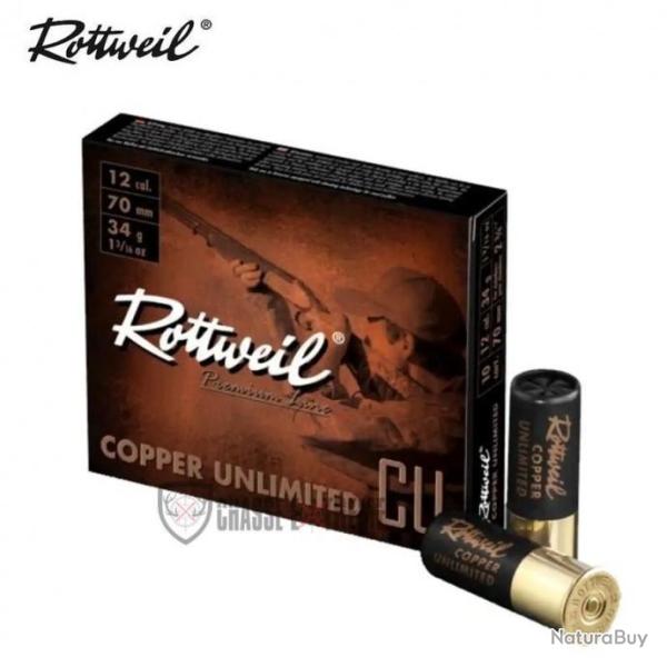 10 Munitions ROTTWEIL Cooper Unlimited 34G Cal 12/70 Pb 6