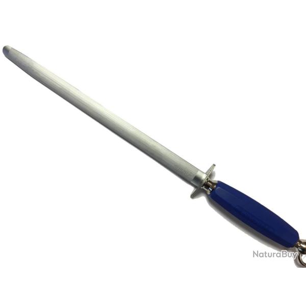 FUSIL � AIGUISER OVALE MANCHE SOFT BLEU 30 CM