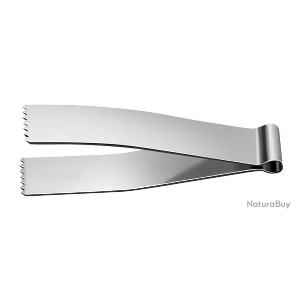 PINCE PATE INOX