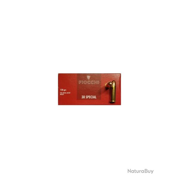 cartouche Fiocchi 38 special FMJ 158gr