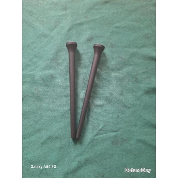 Lot 2 baguettes pistolet de voyage Louis Philippe en Eb�ne