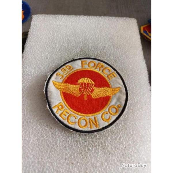 Patch arm�e us 3RD FORCE RECONNAISSANCE CO ORIGINAL 2