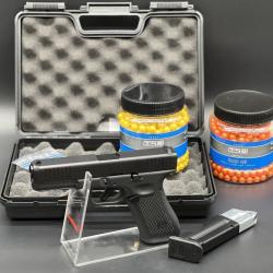 Pack pr&ecirc;t &agrave; tirer Glock 17gen 5 calibre 43 (Arme+Munitions PABX500 +CO2)