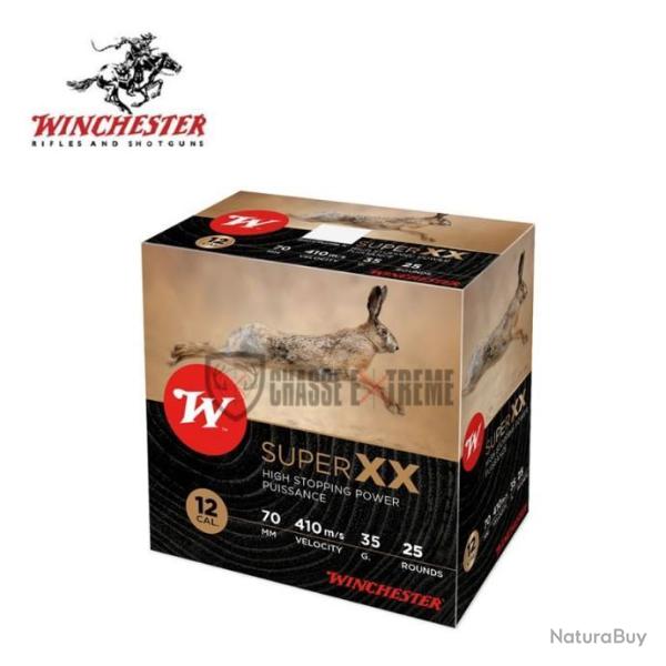 25 Cartouches WINCHESTER Super XX 35g cal 12/70 Pb 6