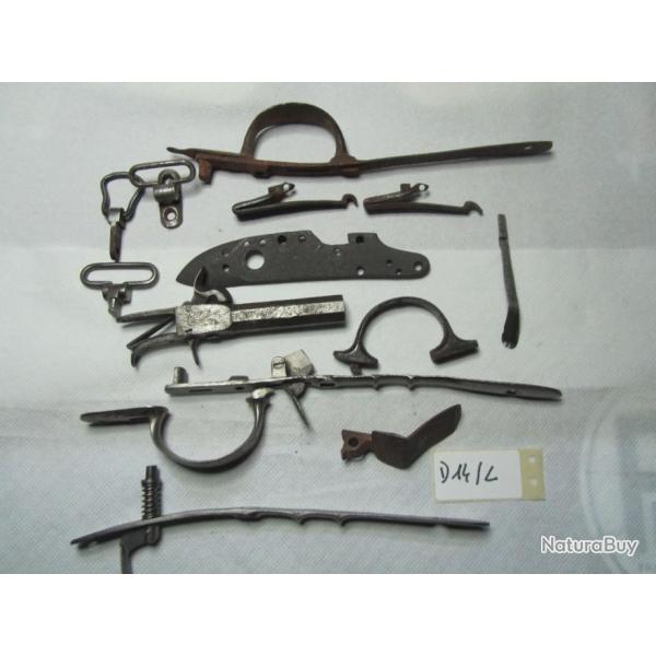 LOT DE PIECES DE FUSILS MDL 1822 - D14L